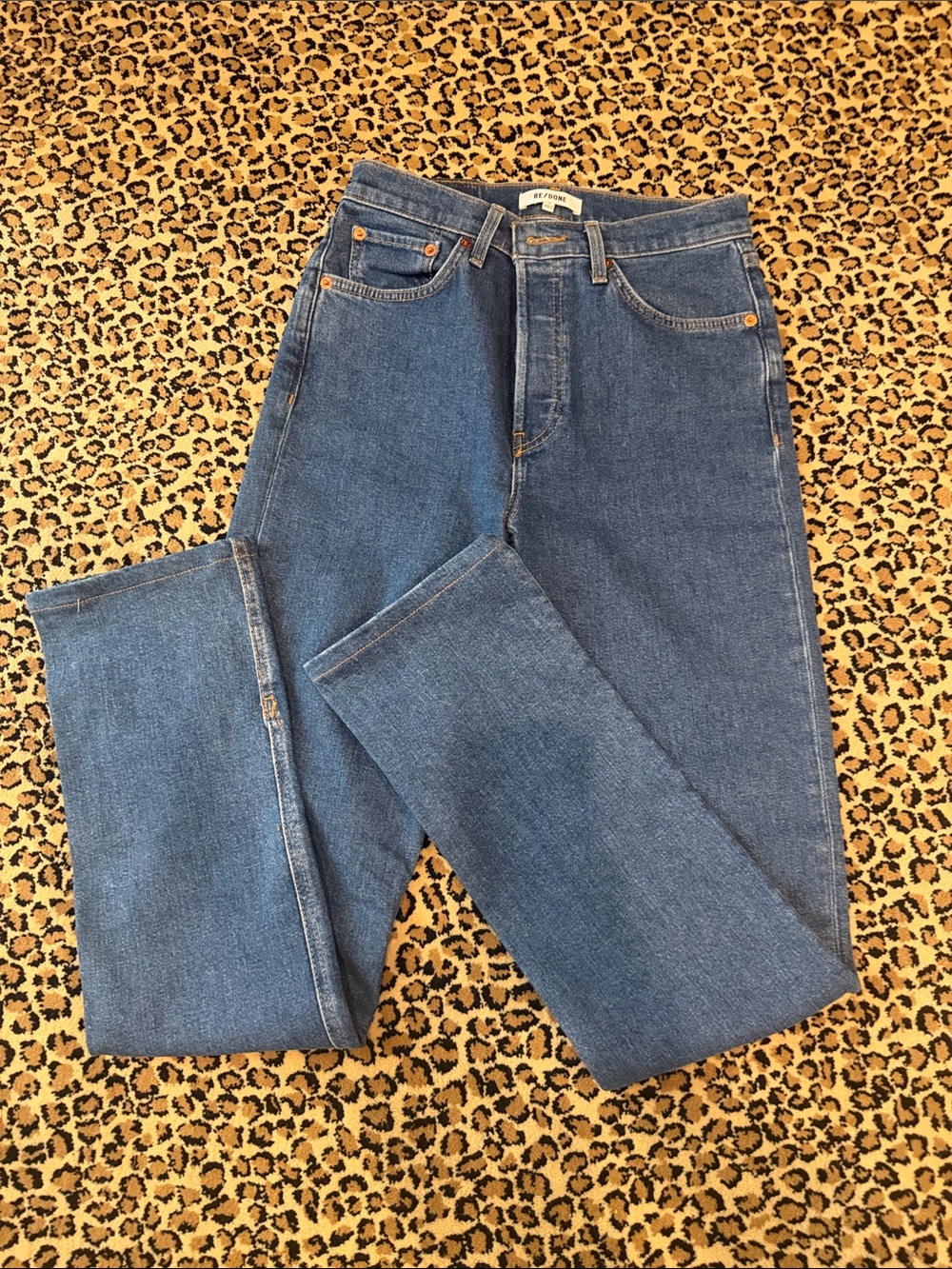 RE/DONE Straight-Leg Jeans